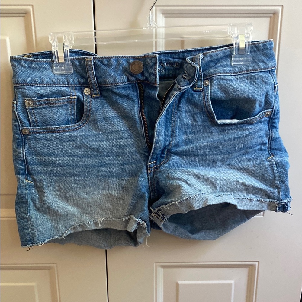 American Eagle Jean Shorts Mid-Waisted